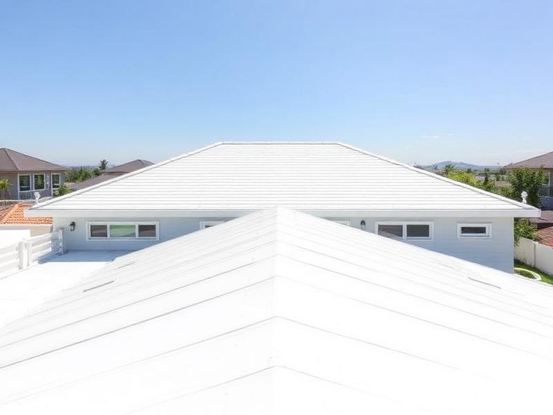 Clean modern home rooftop after professional roof cleaning